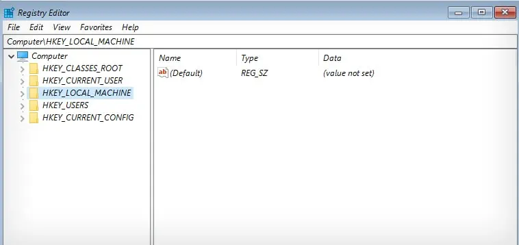 4 Ways to Fix Password is Incorrect in Windows 20 choose-hkey-local-machine-1