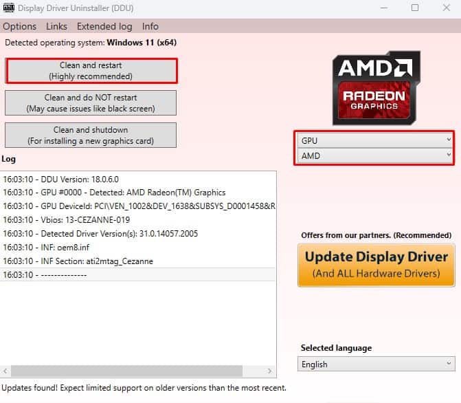 clean and restart amd gpu video stutering windows