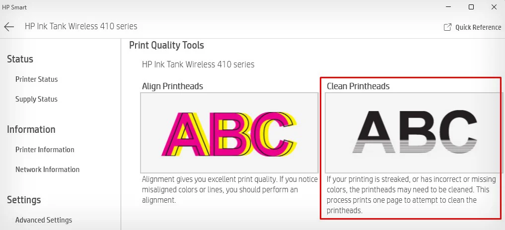 clean-printhead-on-hp-printer
