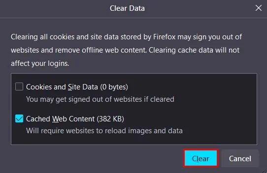 clear-firefox-cache