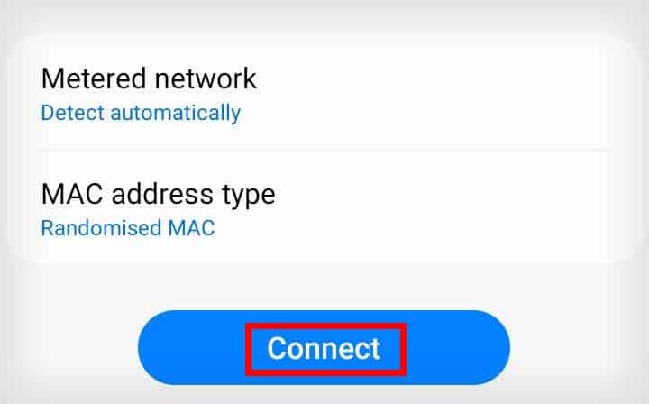 connect to a wifi with static ip