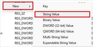 create string value autologins windows
