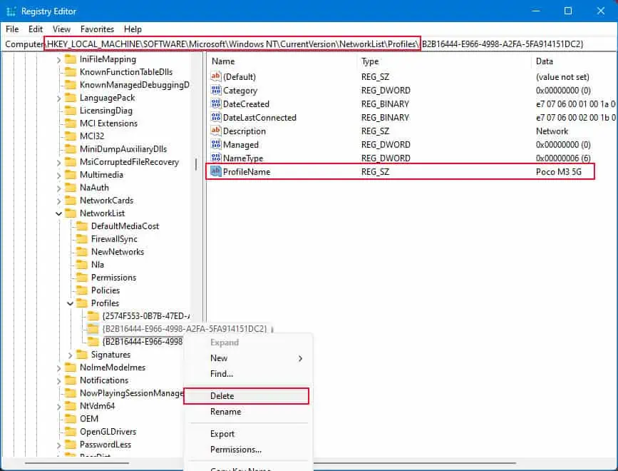delete-profile-corresponding-to-wireless-profile