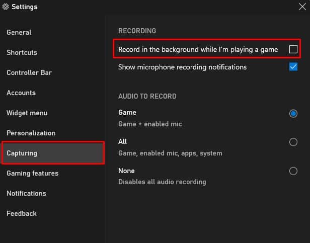 disable game dvr obs recording choppy