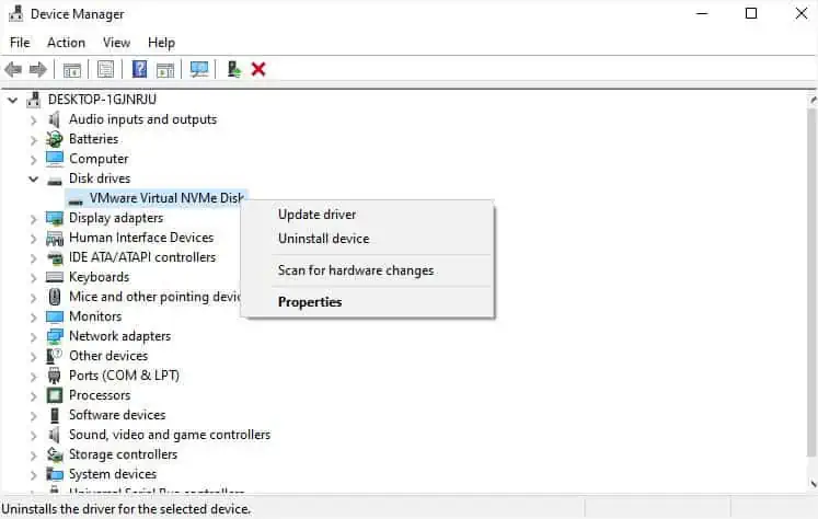 How to Fix Inaccessible Boot Device? 18 Possible Ways 62 disk-drives-update-and-reinstall-in-safe-mode