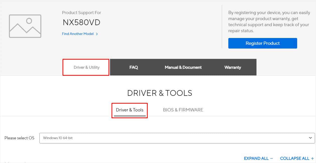 driver and tools from driver and utility