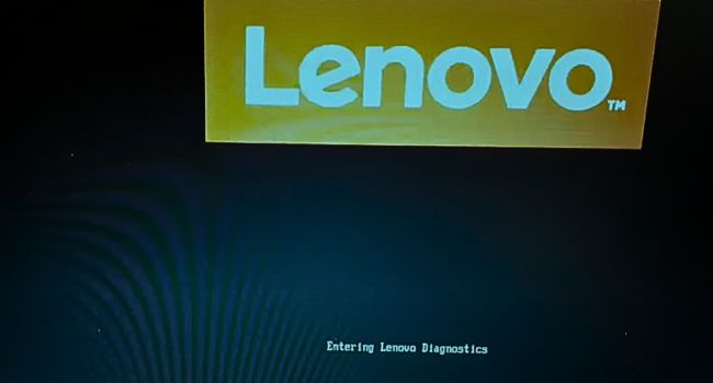 entering lenovo diagnostics