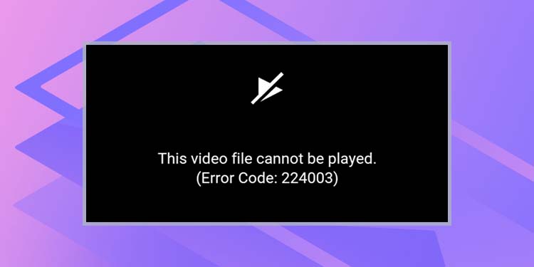 error code 224003