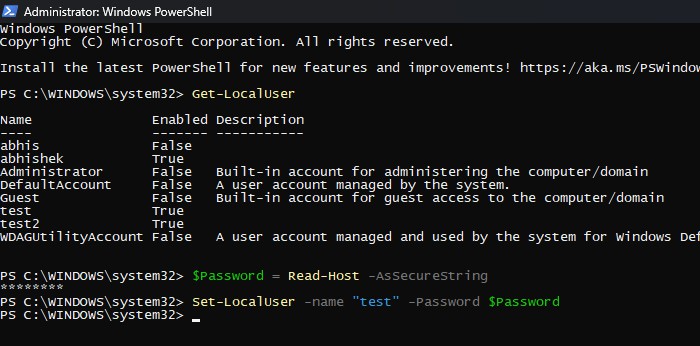get-localuser-password-as-secure-string-set-localuser-passowrd