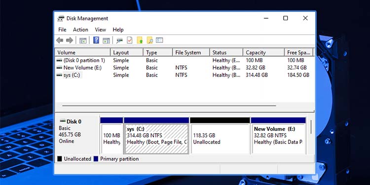 how to add unallocated space to c drive