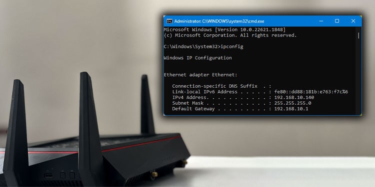 how to find router’s ip address