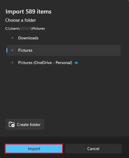 How to Free Up Space on iPhone (Detailed Guide) 21 import-photos-to-pictures