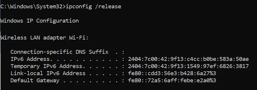 ipconfig-release