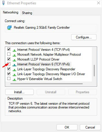 ipv6 disable