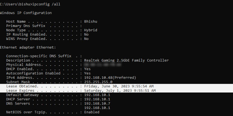 What is DHCP Lease time? Can You Change It? 21 lease obtained and expires