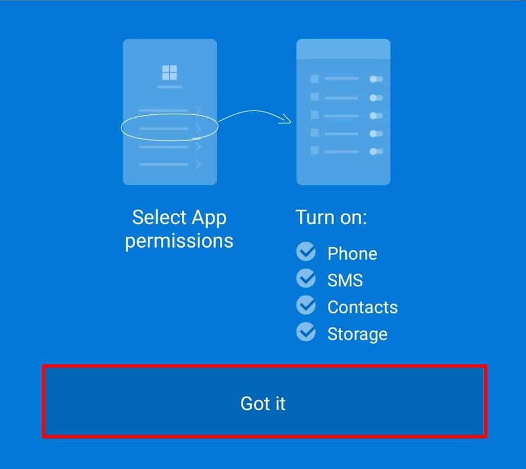 link to windows permission requirements