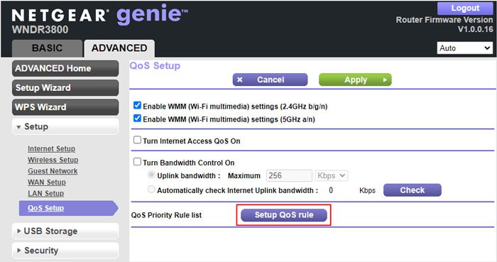 netgear-setup-qos-rule