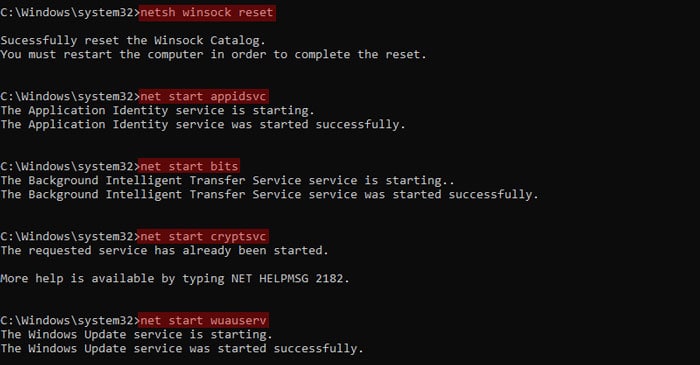 netsh-winsock-reset-net-start-appidsvc-bits-cryptsvc-wuauserv