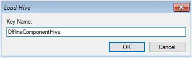 How to Fix Inaccessible Boot Device? 18 Possible Ways 40 offlinecomponenthive-in-load-hive-dialogue-box
