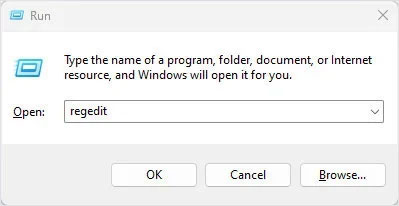 open regedit file in use by another process