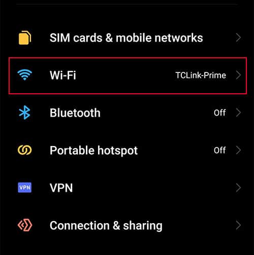 open wifi settin router ip address