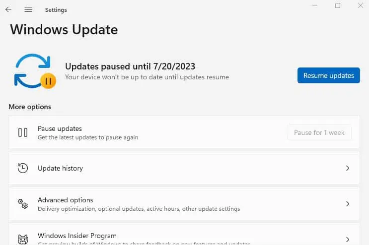 How to Fix Inaccessible Boot Device? 18 Possible Ways 80 pause-windows-update