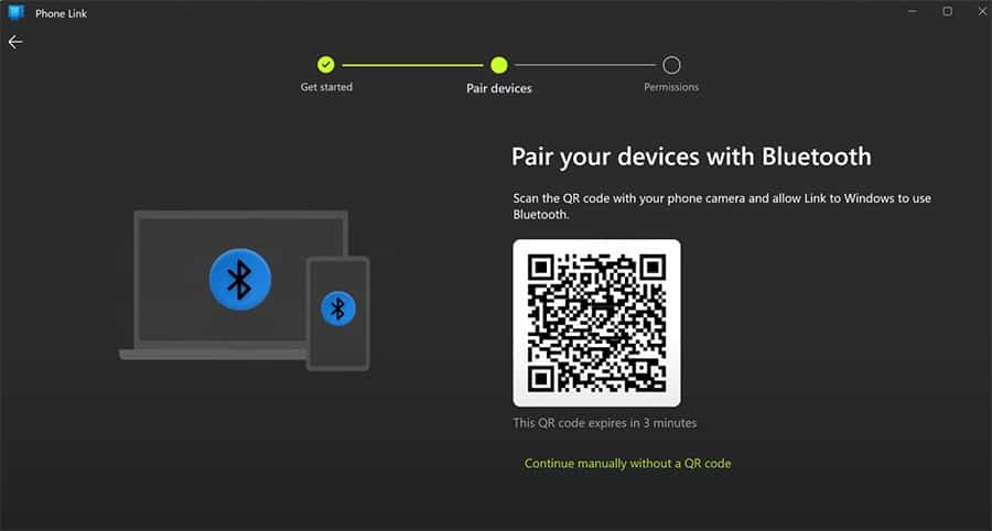phone link pair your iphone via bluetooth