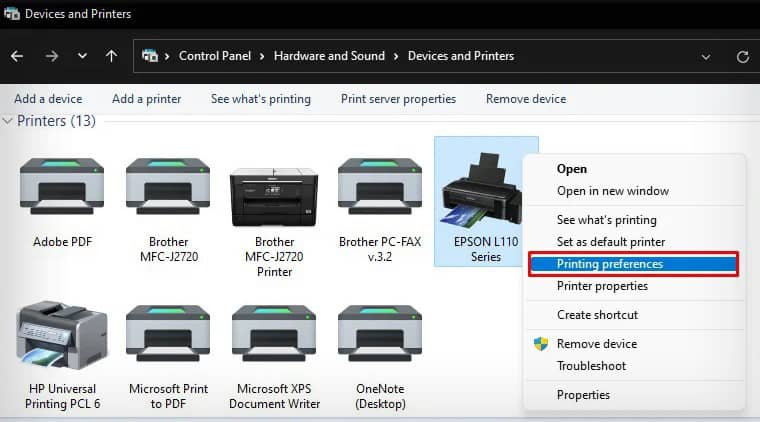 printing-preference-of-epson-printer