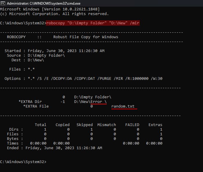 robocopy-mirror-empty-folder-to-parent-folder-of-files-and-folder-with-trailing-zero-name