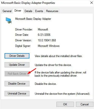 17 Ways to Fix Lenovo Laptop Black Screen 27 roll-back-graphics-driver-in-safe-mode