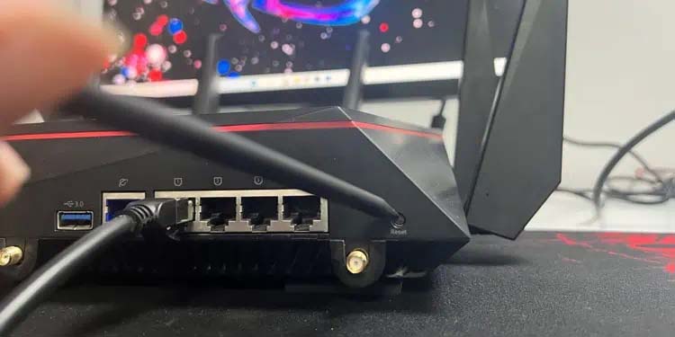 router reset button