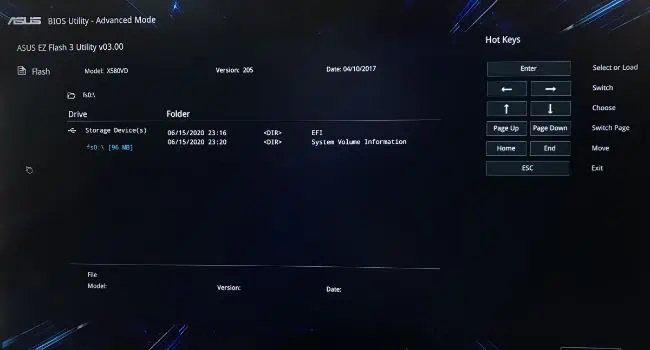 ASUS Keyboard Light When Not Working? Try These 10 Fixes 40 selecting-bios-file-in-asus-bios-ez-mode