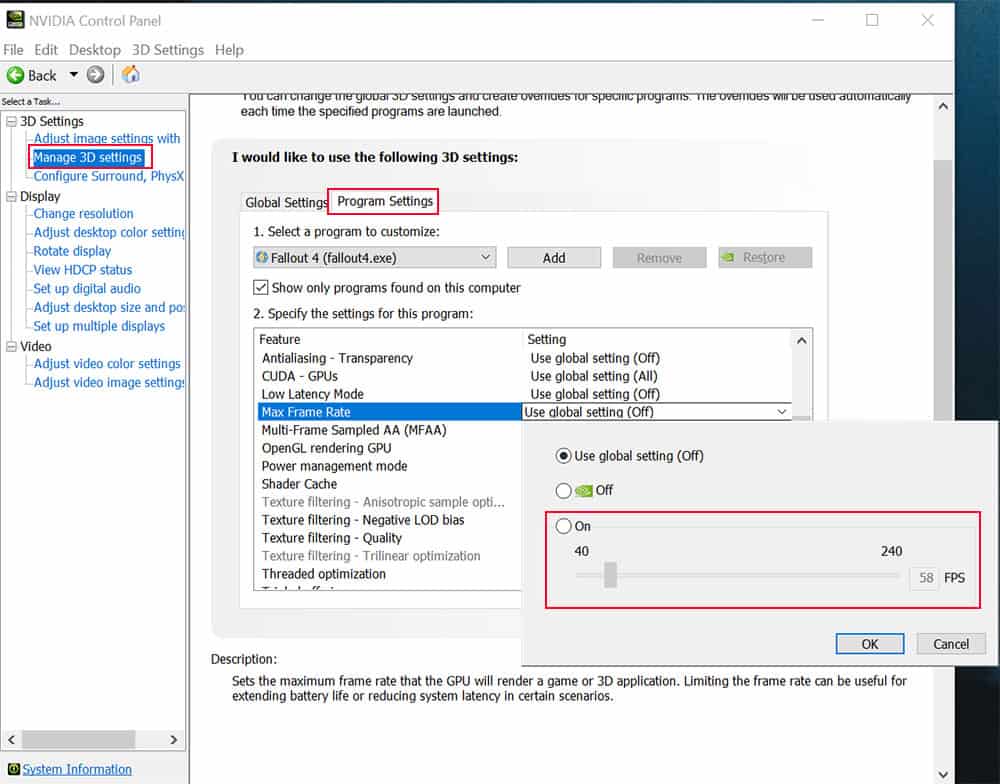 set max frame limit obs recording stuttering