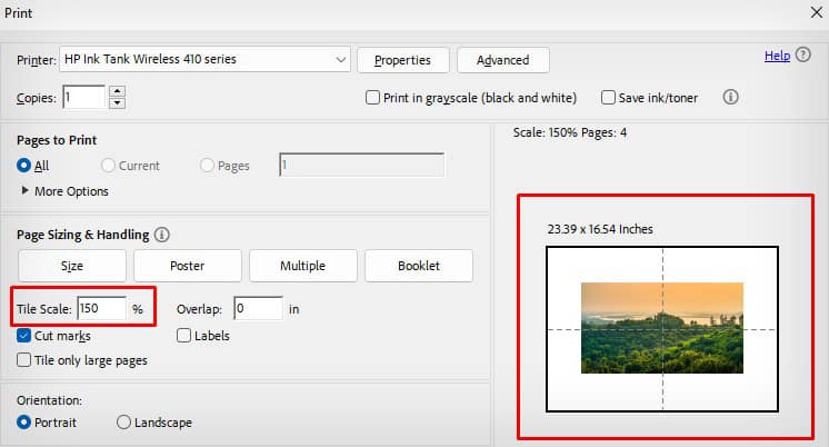 set-tile-scale-and-click-print-preview-area