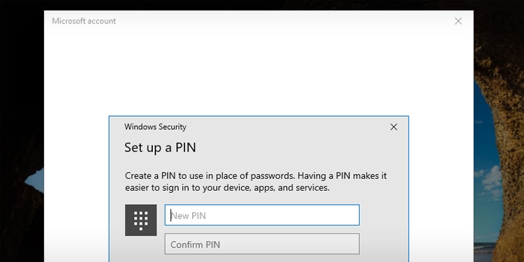 4 Ways to Fix Password is Incorrect in Windows 4 setting-up-pin-for-microsoft-account