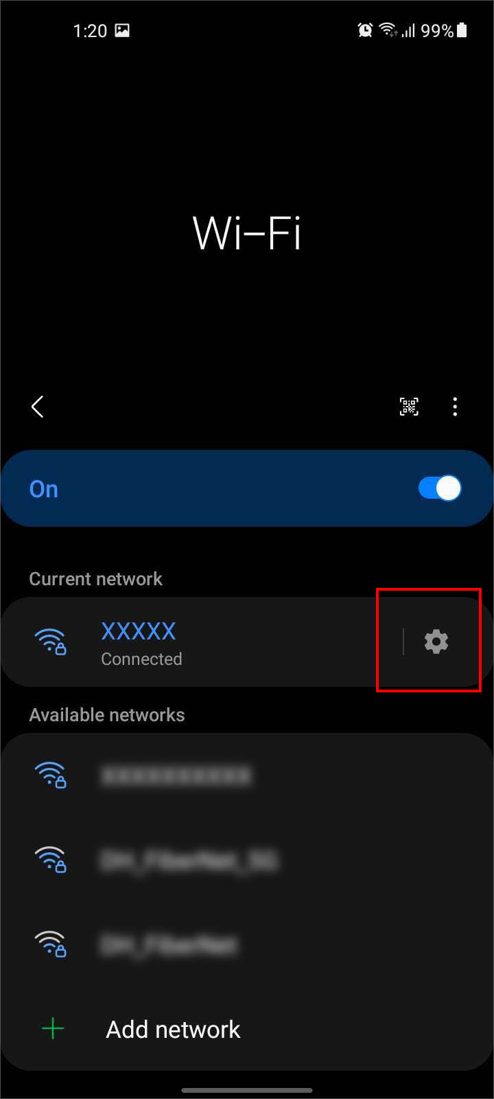 settings icon wifi