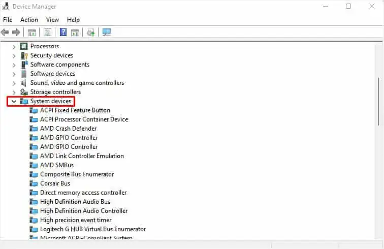 ASUS Keyboard Light When Not Working? Try These 10 Fixes 27 system-devices-in-device-manager