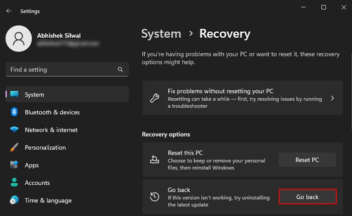 system-recovery-go-back