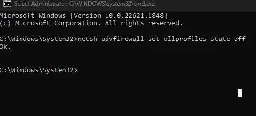 How to Disable Firewall on Windows? 5 Best Ways 11 turn-off-firewall-using-cmd