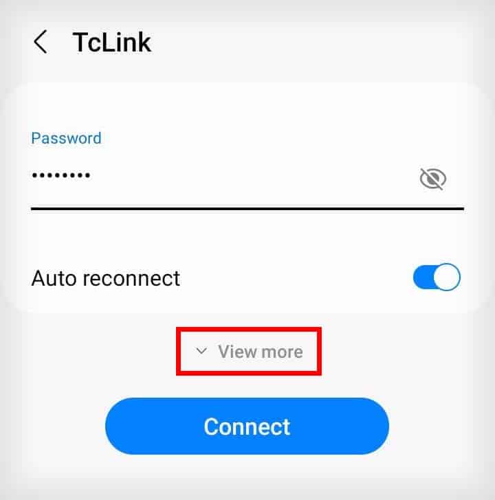 wifi network view more