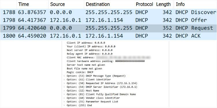 What is DHCP Lease time? Can You Change It? 7 wireshark dhcp request