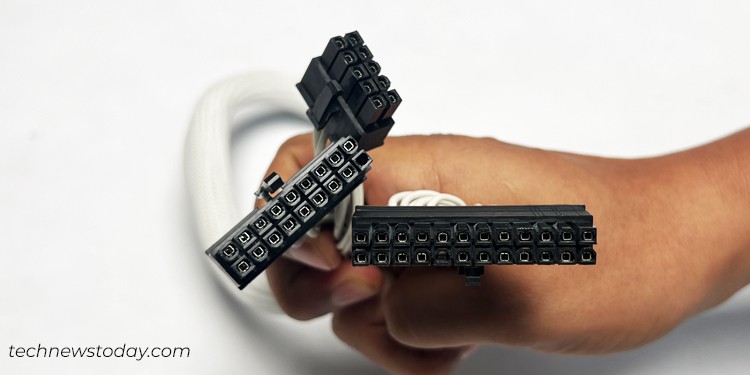 Understanding Power Supply Connectors: All Types Explained 1 24 pin atx power connector 1