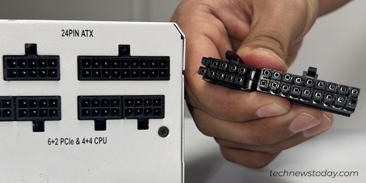 Understanding Power Supply Connectors: All Types Explained 4 28 pin in psu side of
