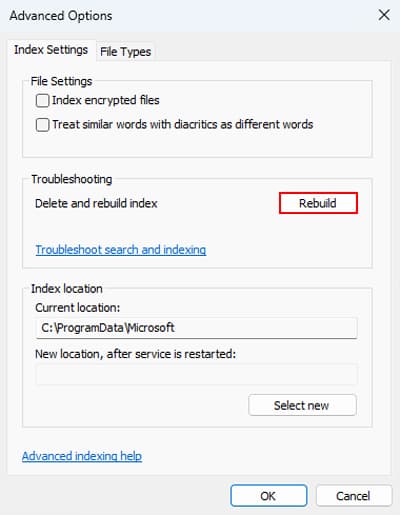 advanced-indexing-opttions-rebuild