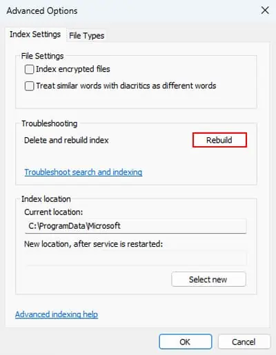 advanced-indexing-opttions-rebuild