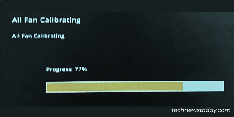 all fan calibrating asus bios