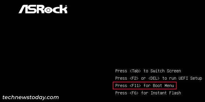 asrock-manufactuer-logo-boot-menu-key-f11