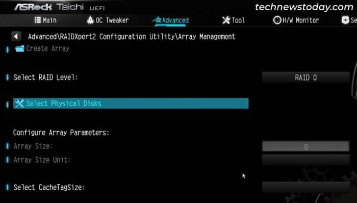 asrock-taichi-create-raid-array-select-physical-disks