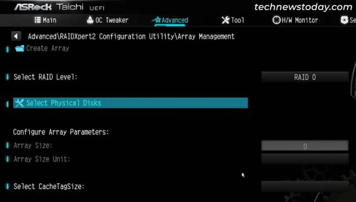 How to Setup RAID on ASRock Motherboard 22 asrock-taichi-create-raid-array-select-physical-disks