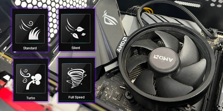 asus fan speed control